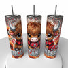 NFL Highland Cow Skinny Steel Tumbler with Straw, 20oz - Creative Works Crafts