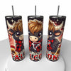NFL Highland Cow Skinny Steel Tumbler with Straw, 20oz - Creative Works Crafts