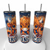 NFL Highland Cow Skinny Steel Tumbler with Straw, 20oz - Creative Works Crafts