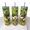 NFL Highland Cow Skinny Steel Tumbler with Straw, 20oz - Creative Works Crafts