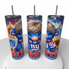 NFL Highland Cow Skinny Steel Tumbler with Straw, 20oz - Creative Works Crafts