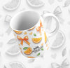 Summer Fruits Purse/Bag Mug or Skinny Steel Tumbler with Straw