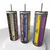 Prince Cassettes Skinny Steel Tumbler with Straw - Creative Works Crafts