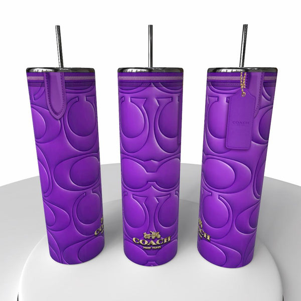 Purse/Bag Mug or Skinny Steel Tumbler with Straw - Creative Works Crafts