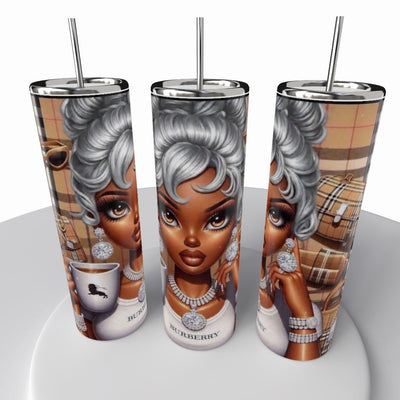 Purse/Bag Mug or Skinny Steel Tumbler with Straw - Creative Works Crafts