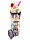 Sweets Skinny Steel Tumbler with Straw - Creative Works Crafts