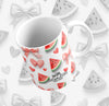 Summer Fruits Purse/Bag Mug or Skinny Steel Tumbler with Straw
