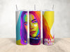 "Billie Eilish" Skinny Steel Tumbler with Straw - Creative Works Crafts