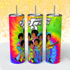 “Jackson 5" Skinny Steel Tumbler with Straw - Creative Works Crafts