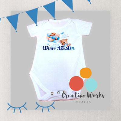 Personalized Baby Infant One Piece Bodysuit - Creative Works Crafts
